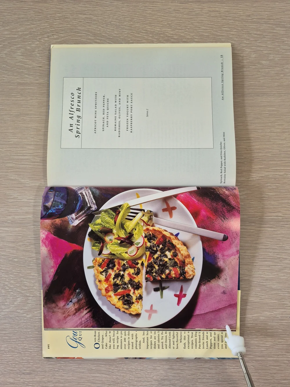 Gourmet's Quick Kitchen cookbook